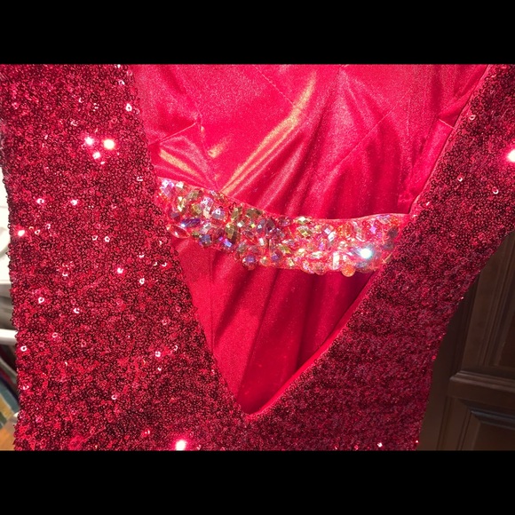 La Femme Sequin Mini Dress - Picture 7 of 7